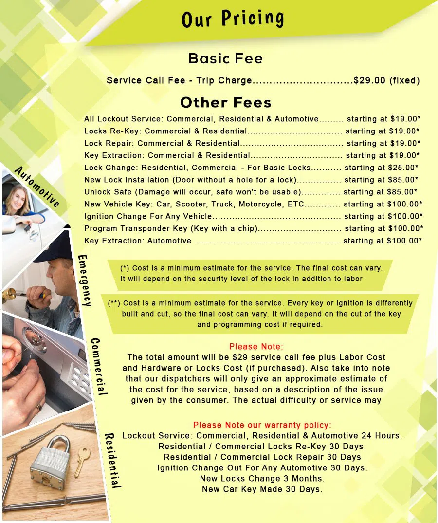 Safe Key Locksmith Service Orlando, FL 407-552-4014